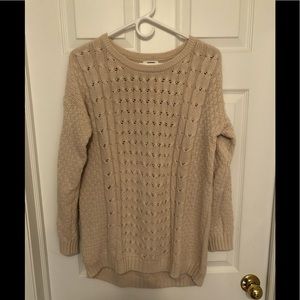 Old navy tunic sweater off white